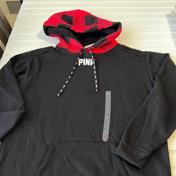 VS Pink Black & red Hoodie - Picture 5 of 5